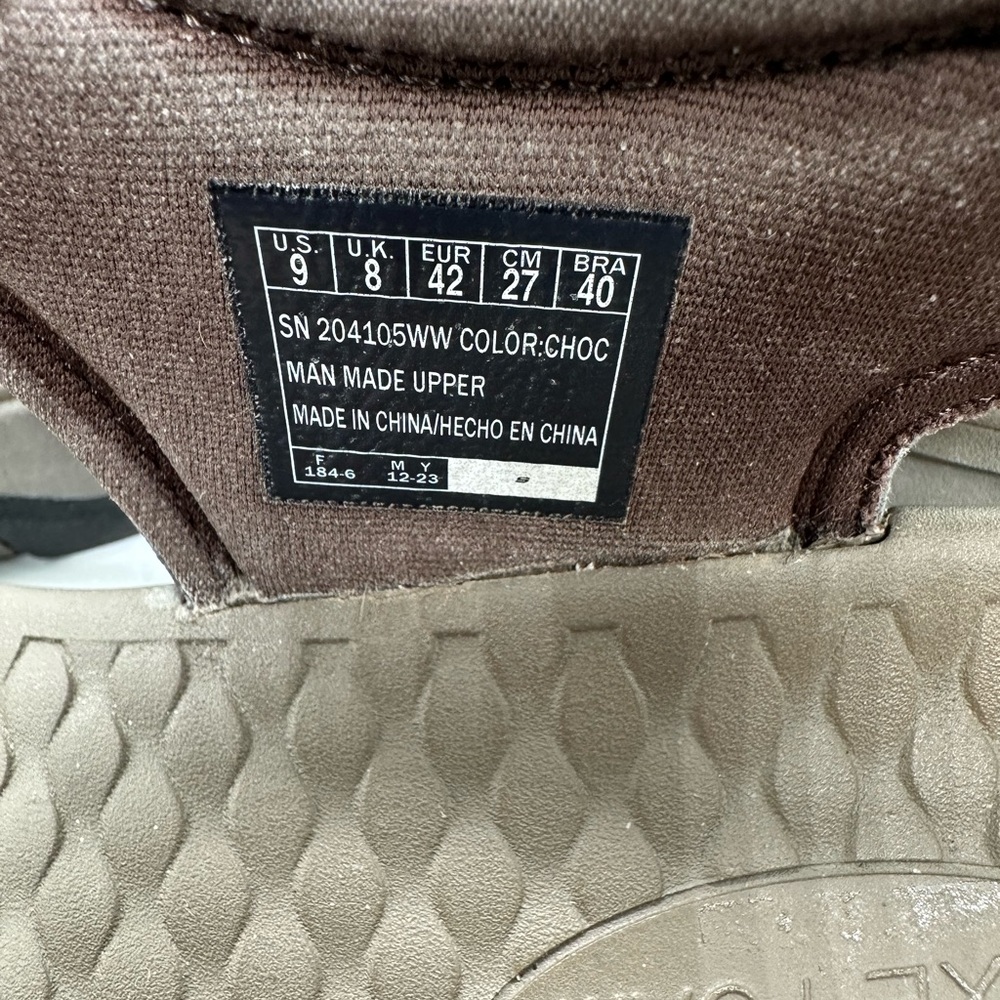 Skechers Men’s Relaxed Fit Tresmen Garo Chocolate Sandals #204105 Size 9 Wide - Picture 8 of 11